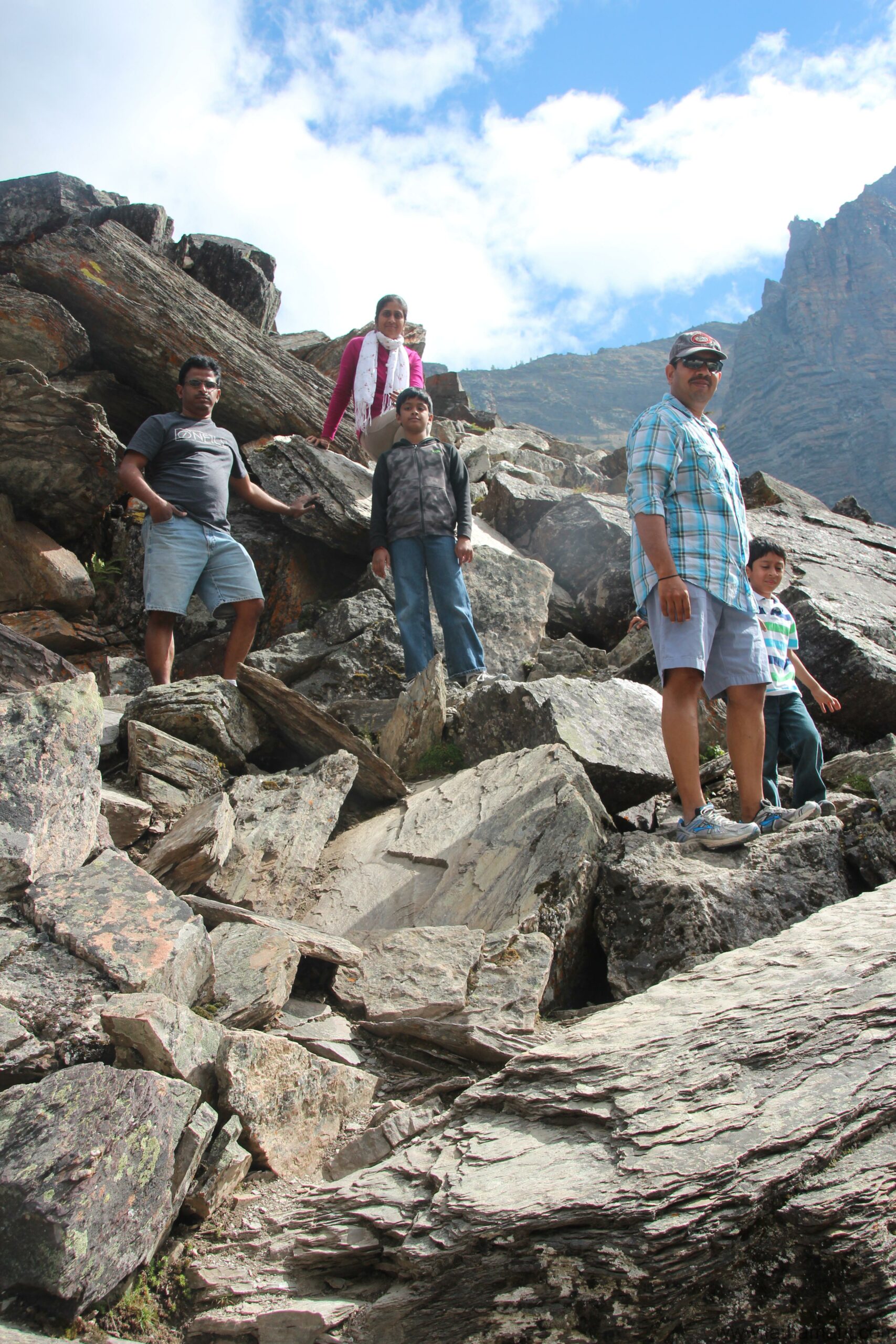 Climbing the rockpile